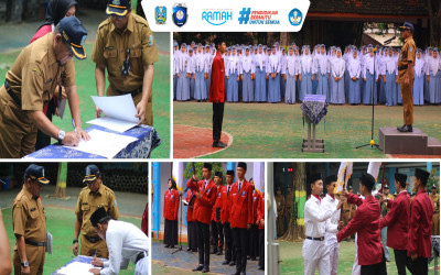 Pelantikan Pengurus OSIS SMKN 1 Tuban Periode 2025/2026 Berlangsung Khidmat