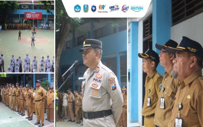 Apel pagi tentang Dinamika Kamtibmas dan Imbauan untuk Pelajar Tetap Fokus pada Hal Positif
