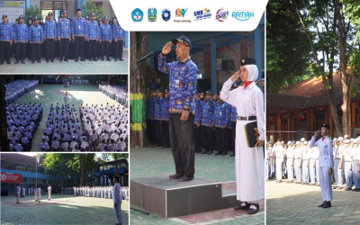 SMKN 1 Tuban Gelar Upacara Peringatan Hari Jadi ke-80 Provinsi Jawa Timur