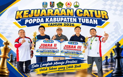 Siswa SMKN 1 Tuban Raih Juara II dan III Catur POPDA Kabupaten Tuban 2026