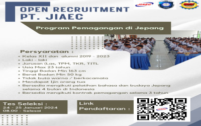 Recruitment PT. JIAEC