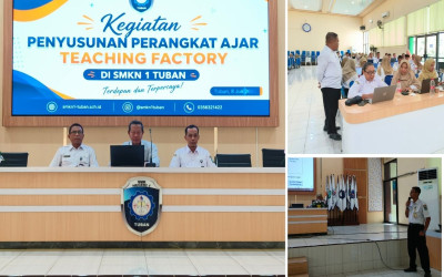 Dari Ruang Guru Menuju Dunia Industri: SMKN 1 Tuban Siapkan Perangkat Ajar Berbasis Teaching Factory