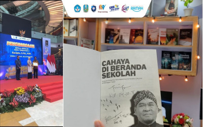 Kepala SMKN 1 Tuban Raih Penghargaan Kepala Sekolah dengan Buku Terbanyak se-Jawa Timur